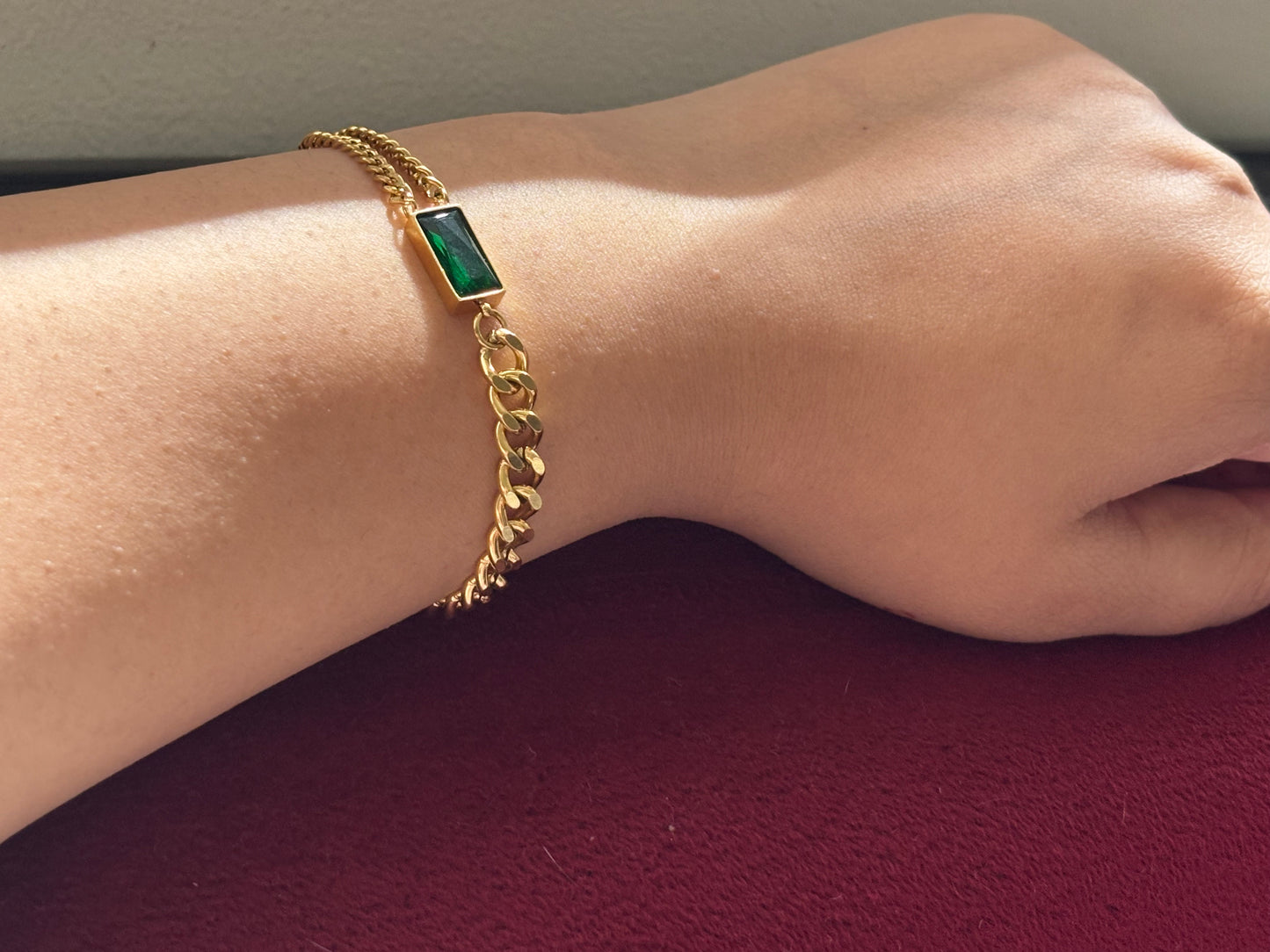 Green Stone Bracelet